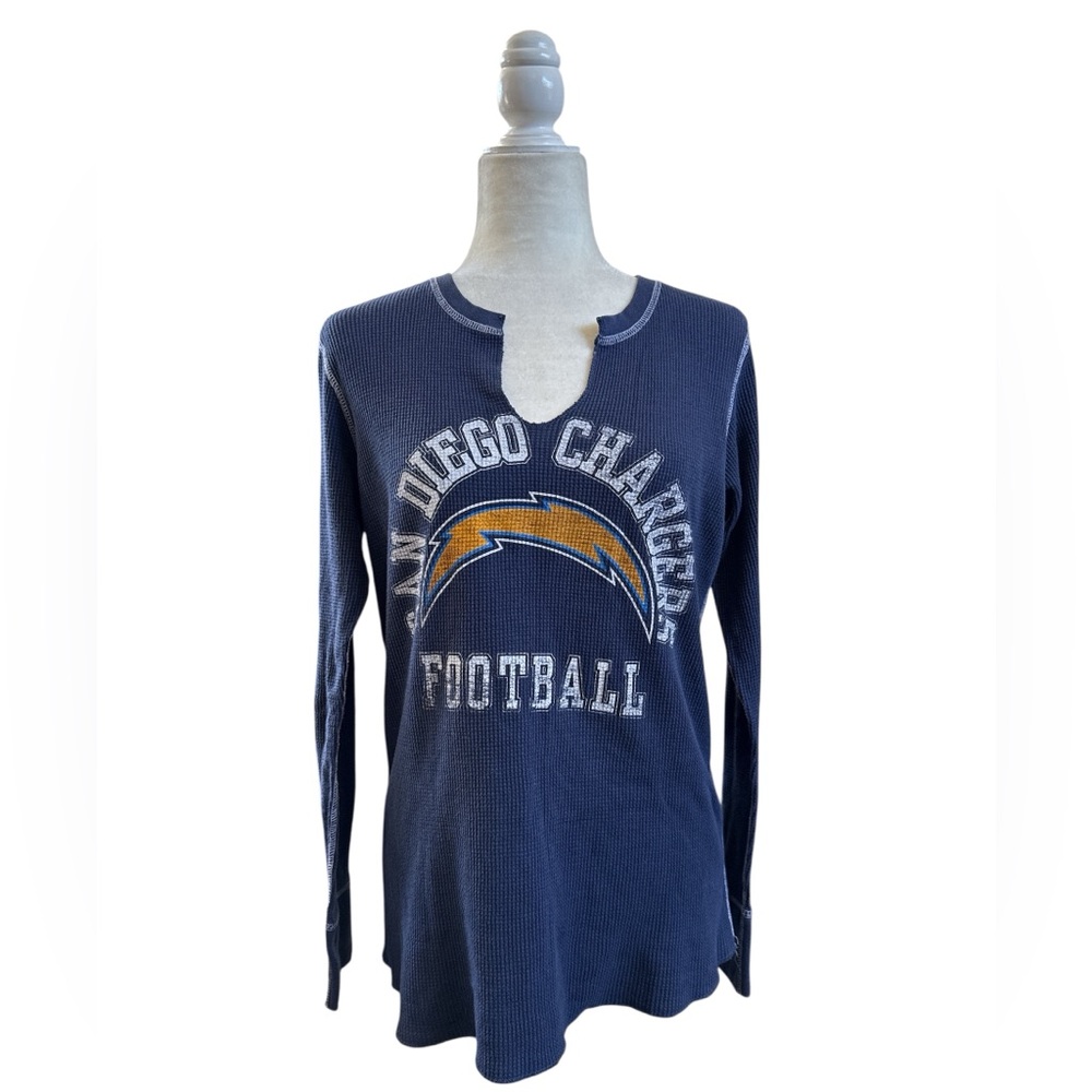 NFL Women's Navy SD Charger Team Apparel Shirt XL